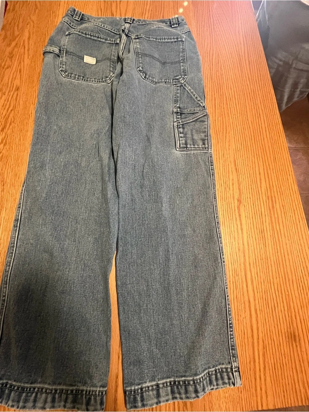 Vintage Old Navy Carpenter Jeans 32x32 Blue Painter's Straight Baggy Y2K 1990s